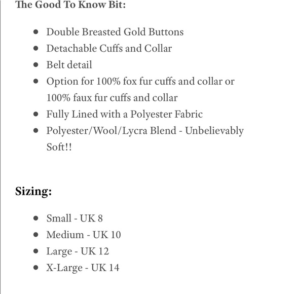 Popski London Cashmere Coat with Fur Accents - Picture 7 of 16